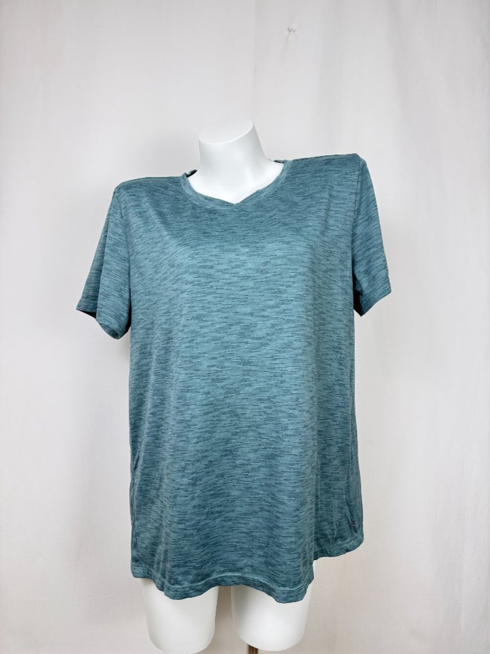 🔥4 for $20🔥Mondetta Performance Women’s Teal Heather T-Shirt Crew Neck Top XL